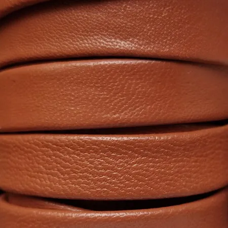 10 mm flat extra soft leather