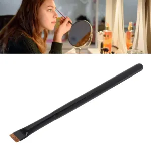 10 Pcs Fine Flat EYE LINER Brushes, Eye Liner brush, Ultra Thin Slanted Flat Angle for Beauty Cosmetic Tool