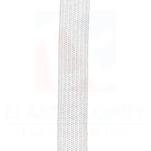 1/2" (13mm) Heavy White Knitted Elastic - US Made