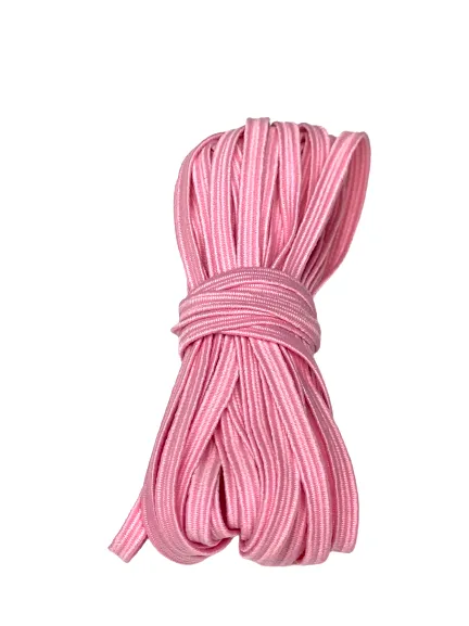 1/8" Flat Elastic - Just Pink