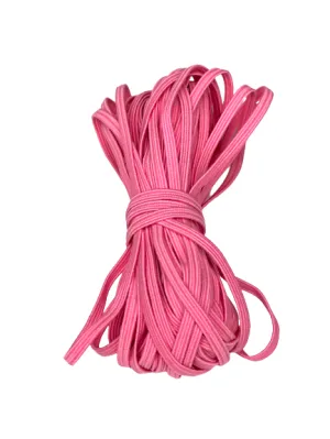 1/8" Flat Elastic - Pink