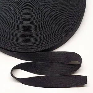 28mm Organic Cotton Eco Elastic - Black