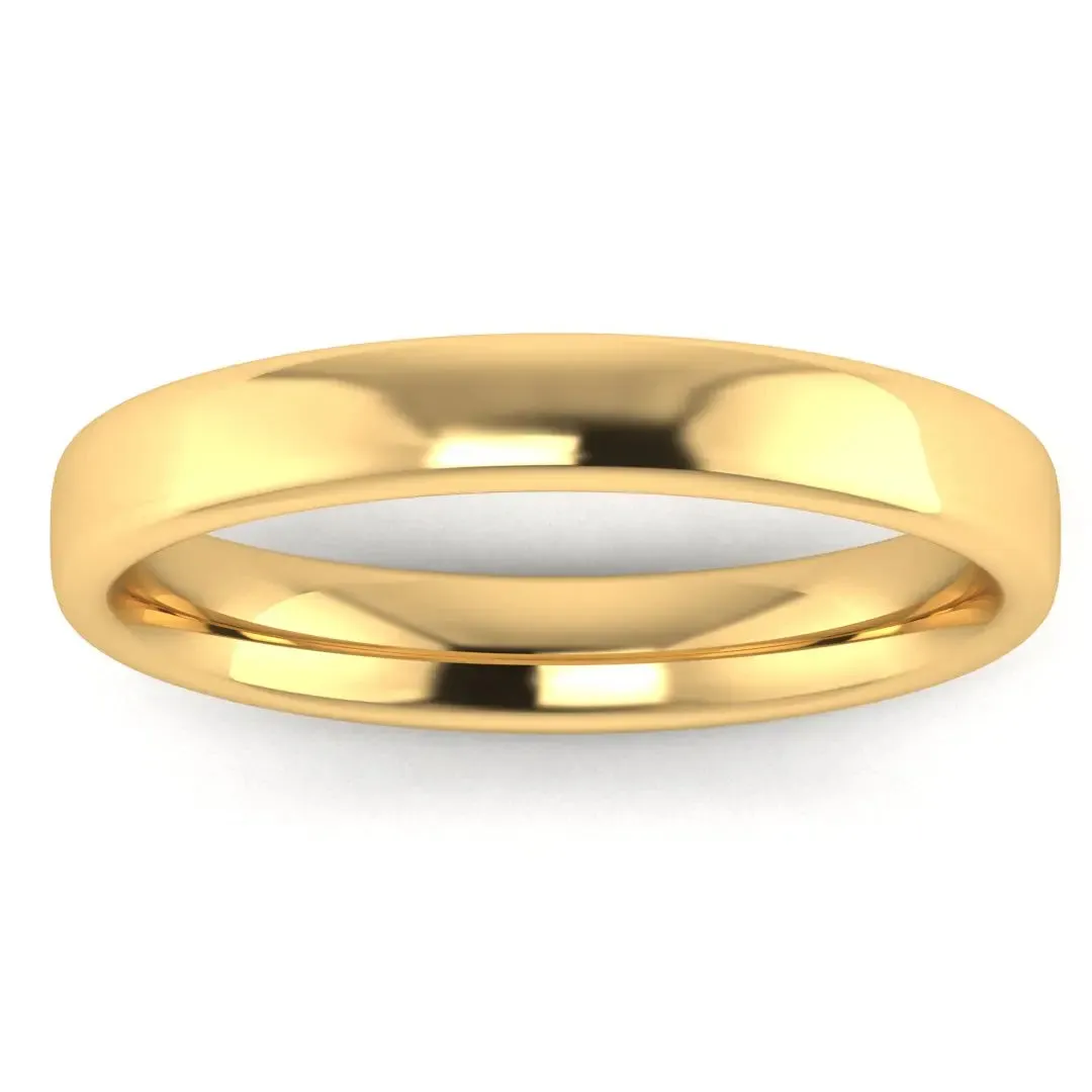 3mm Band Classic Soft Court Wedding Ring