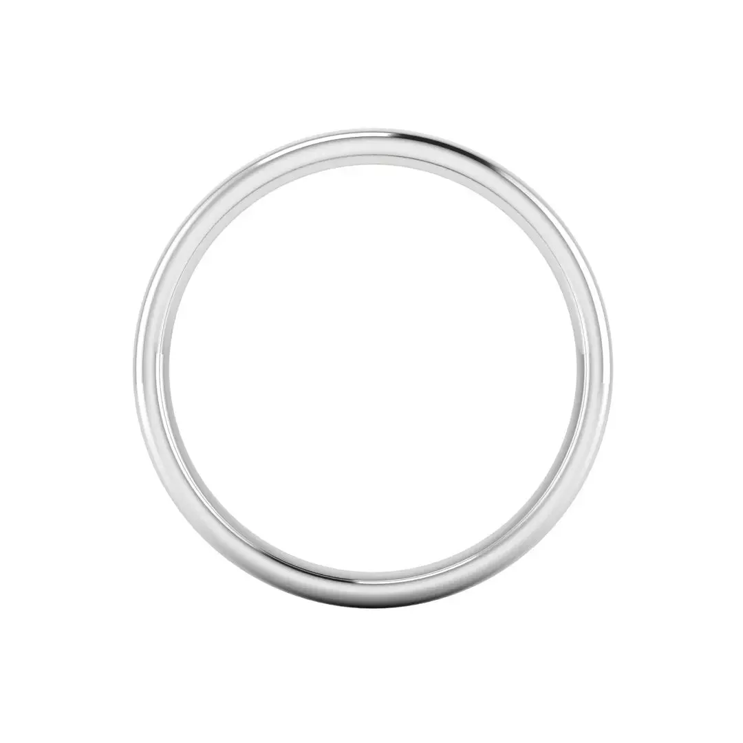 3mm Band Classic Soft Court Wedding Ring