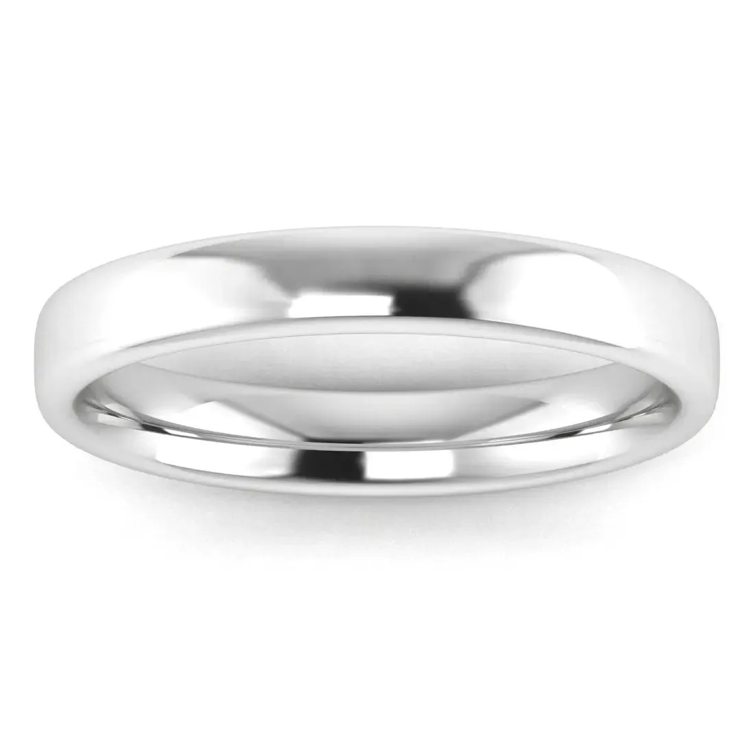 3mm Band Classic Soft Court Wedding Ring