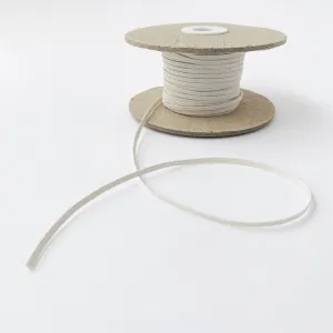 3mm Organic Cotton Eco Elastic- Ecru