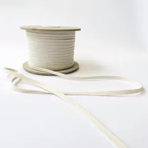 6mm Organic Cotton Eco Elastic -  Ecru (Lingerie weight)