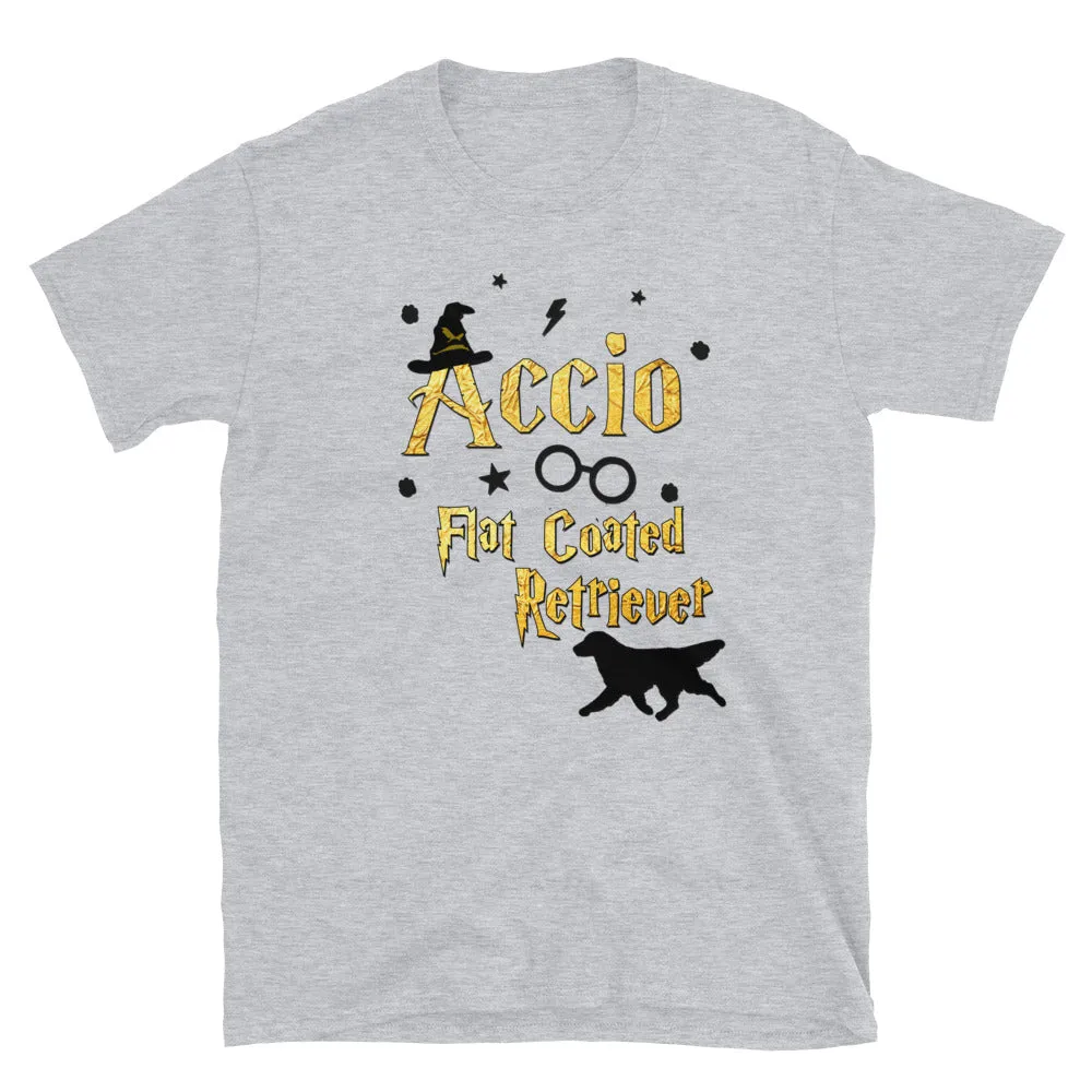 Accio Flat Coated Retriever T Shirt - Unisex