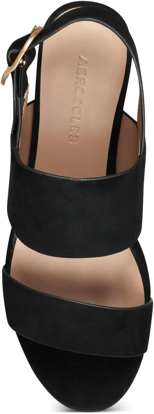 Aerosoles Women's Camera Platform Heeled Sandal