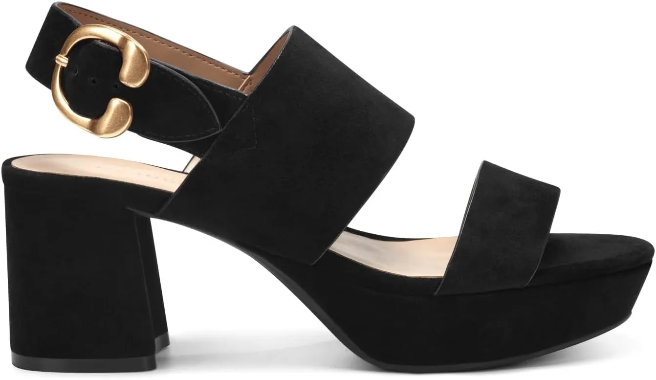 Aerosoles Women's Camera Platform Heeled Sandal