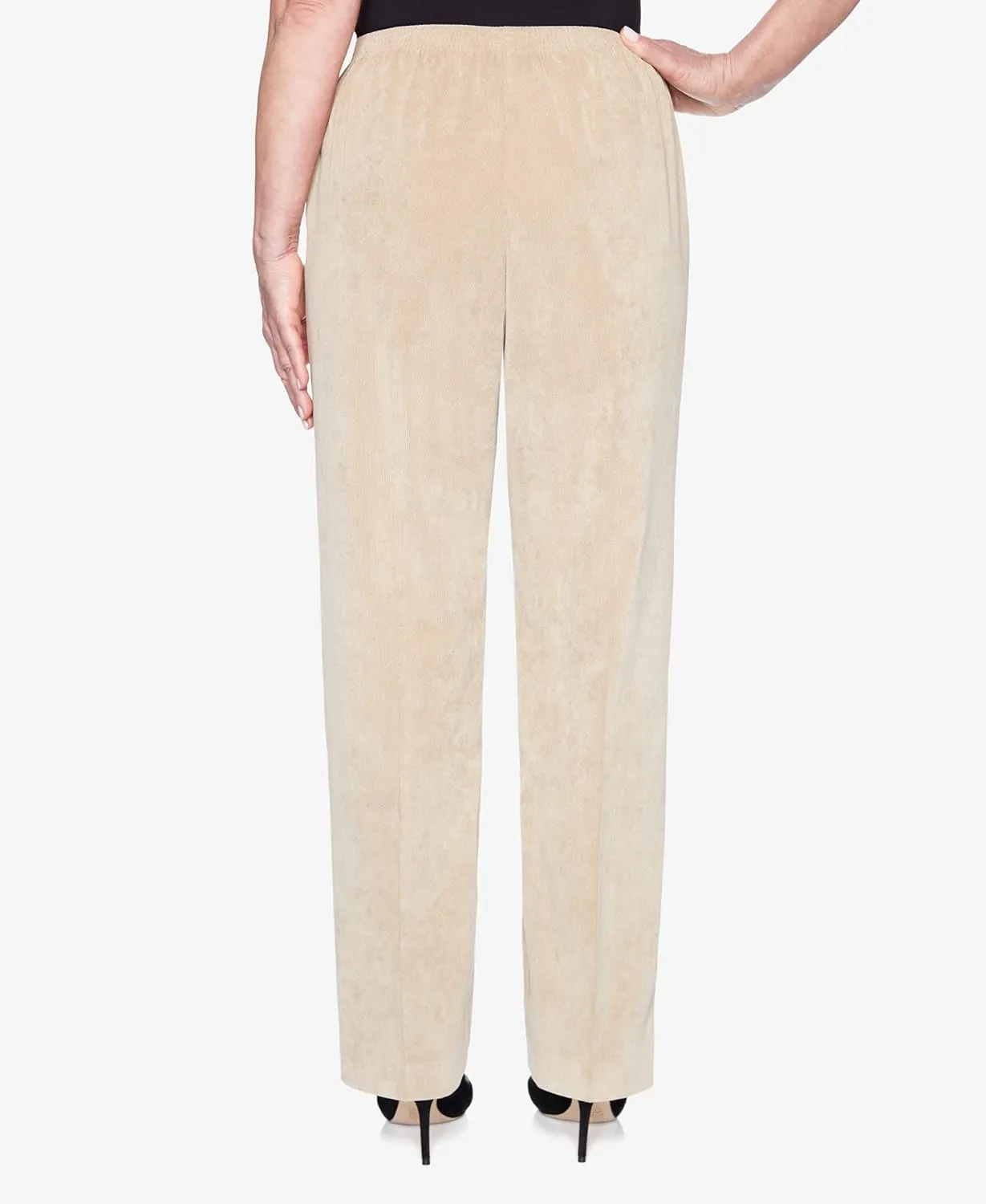 Alfred Dunner Petite Women's Classic Corduroy Pull-on Short Length Pant