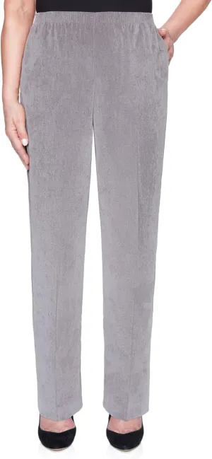 Alfred Dunner Petite Women's Classic Corduroy Pull-on Short Length Pant
