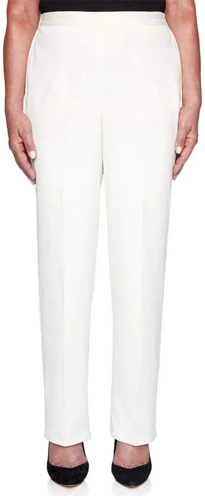Alfred Dunner Women's First Frost 16 Wale Corduroy Pants - Short Length