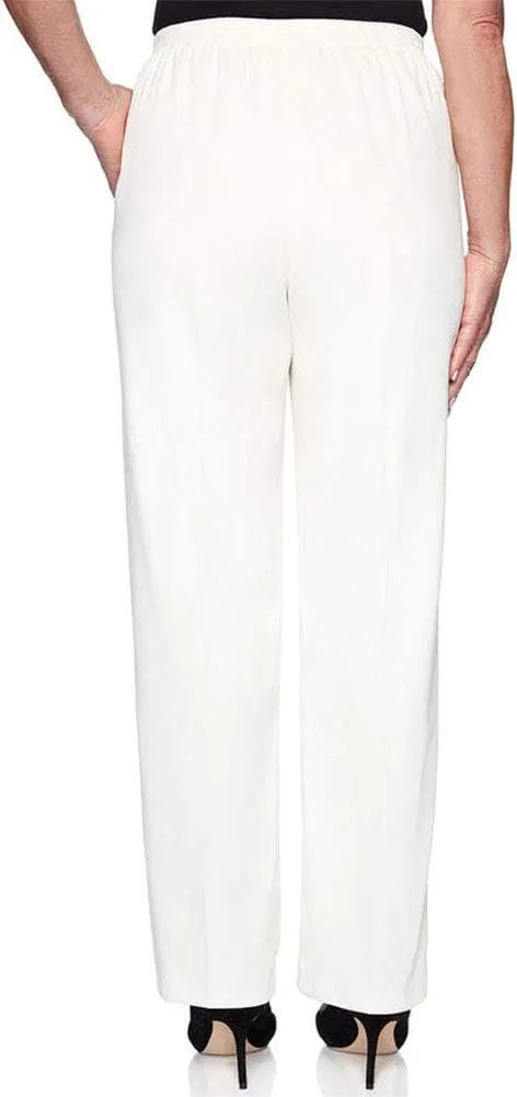 Alfred Dunner Women's First Frost 16 Wale Corduroy Pants - Short Length