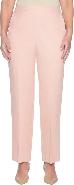 Alfred Dunner Women's Petite Proportioned Short Solid Pant