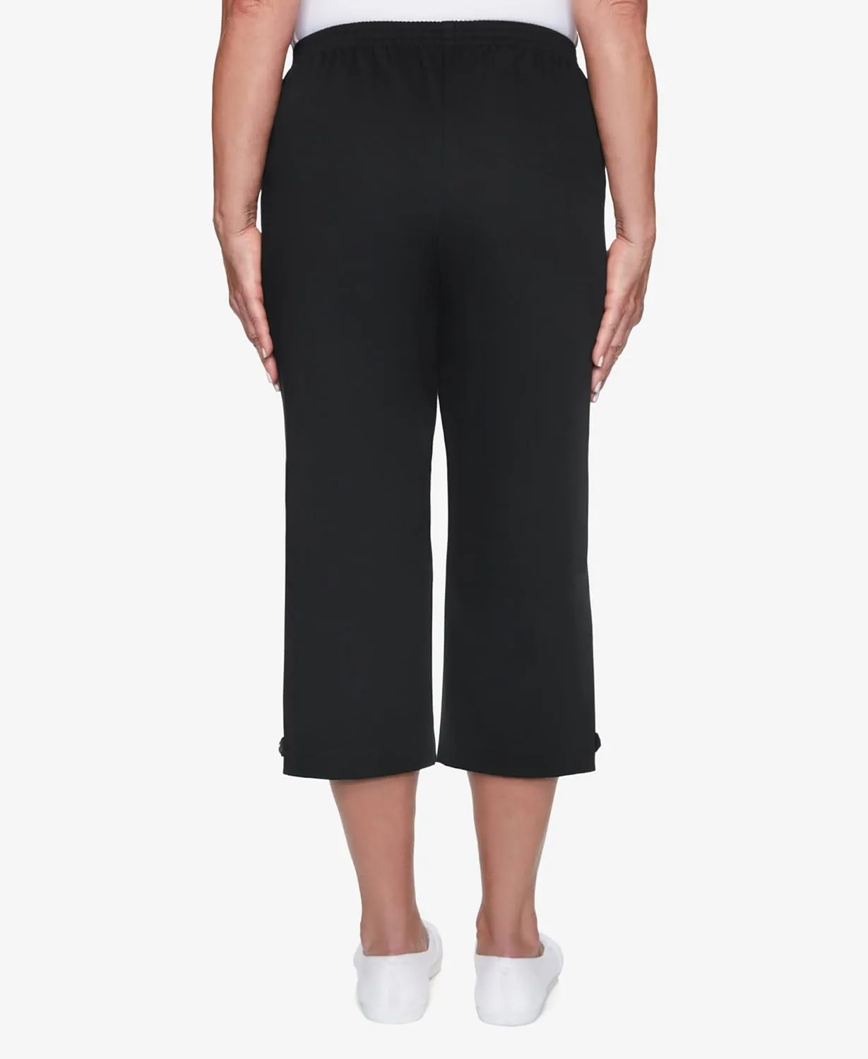 Alfred Dunner Women's Twill Classic Fit Capri Pant