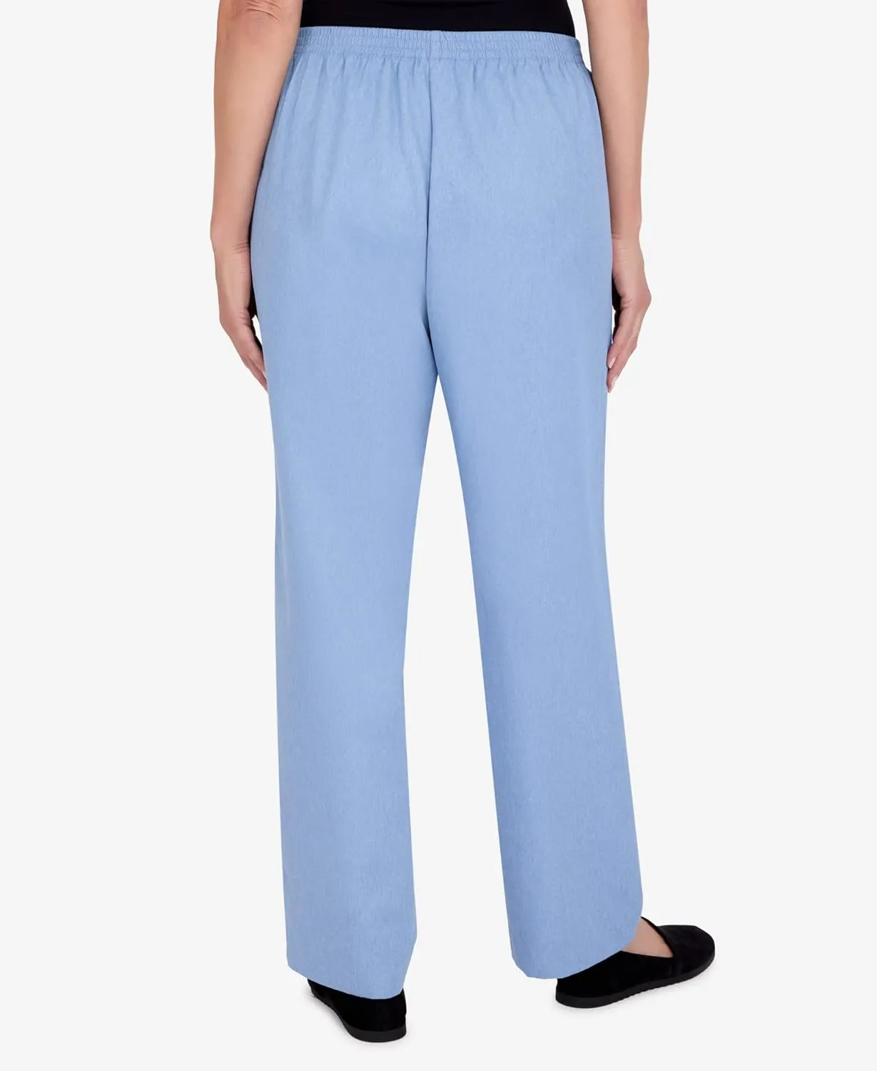 Alfred Dunner Women's Womens Corduroy Pull-On Straight Leg Regular Length Pant