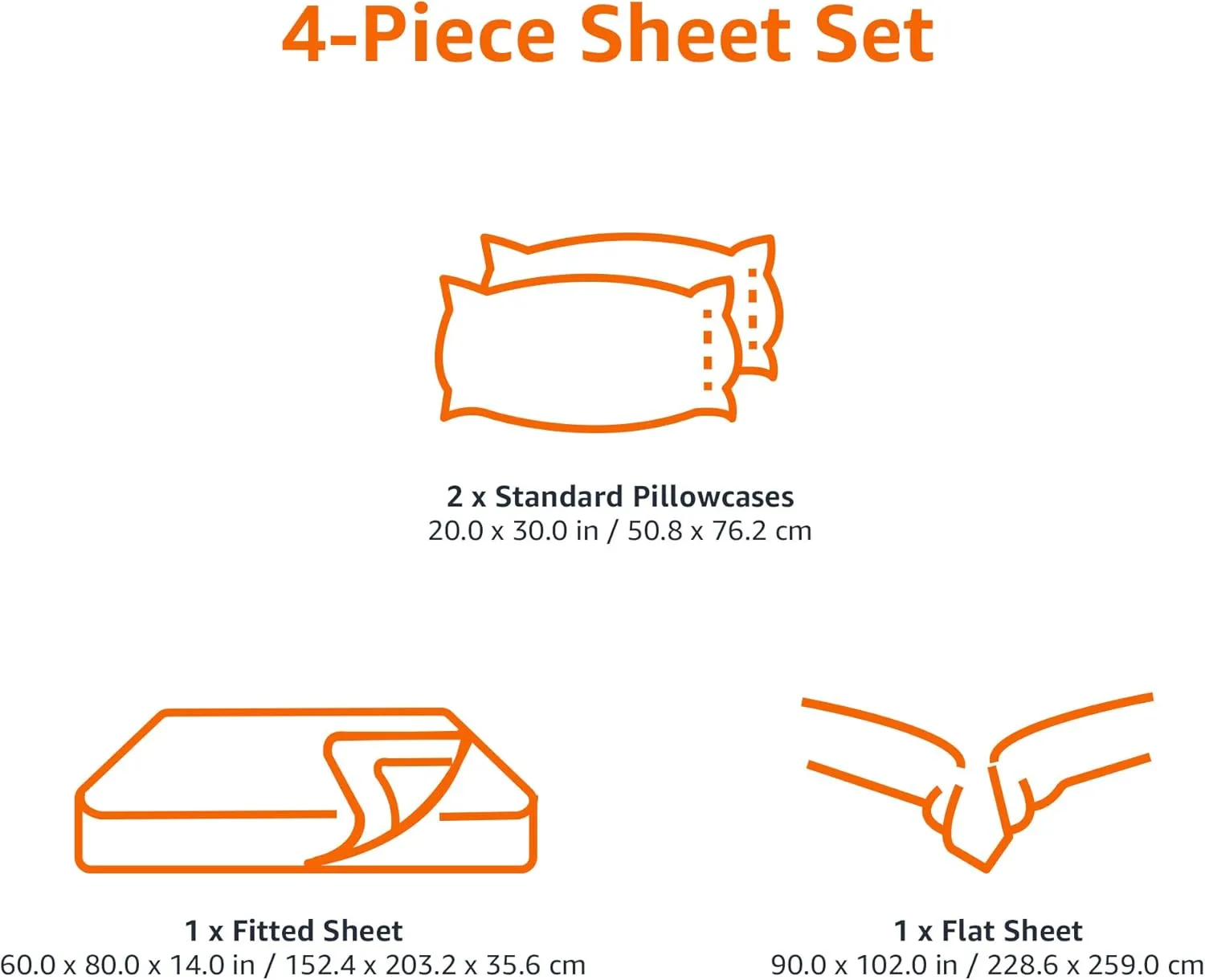 Amazon Basics 4 Piece Bed Sheet Set, 100% Cotton Jersey, Includes Super Soft, Flat and Fitted Sheets, Pillowcase, Queen, Dark Gray, Solid