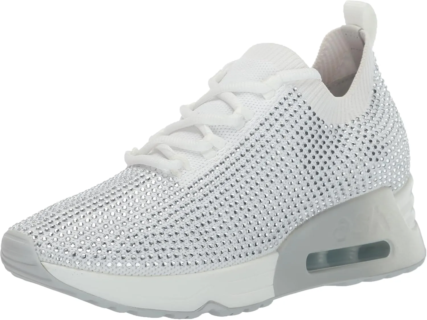 ASH Women's Lucky Strass Fashion Sneaker with Jeweled Knit Upper & Cushioned Sole for Comfort & Style