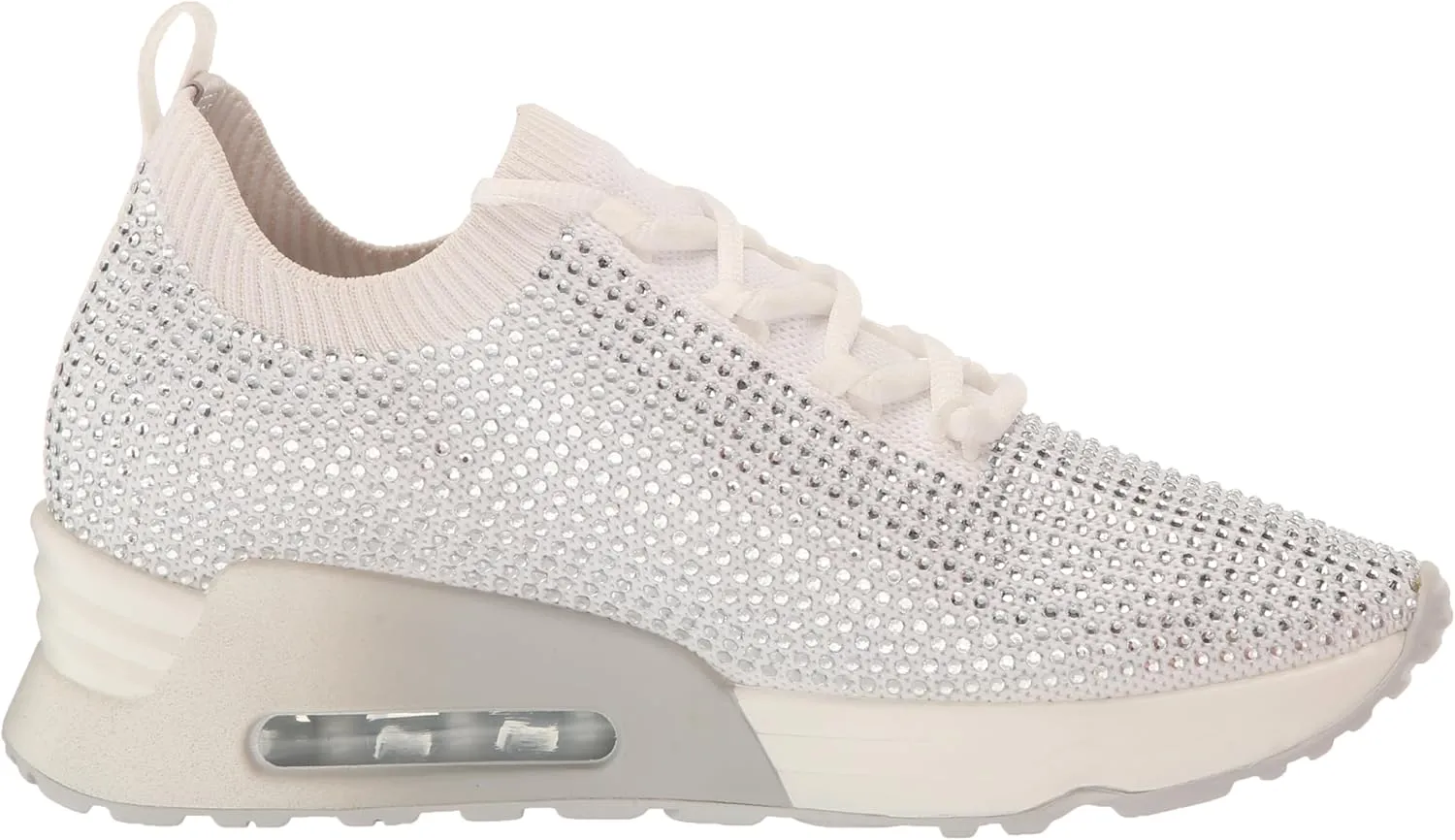 ASH Women's Lucky Strass Fashion Sneaker with Jeweled Knit Upper & Cushioned Sole for Comfort & Style
