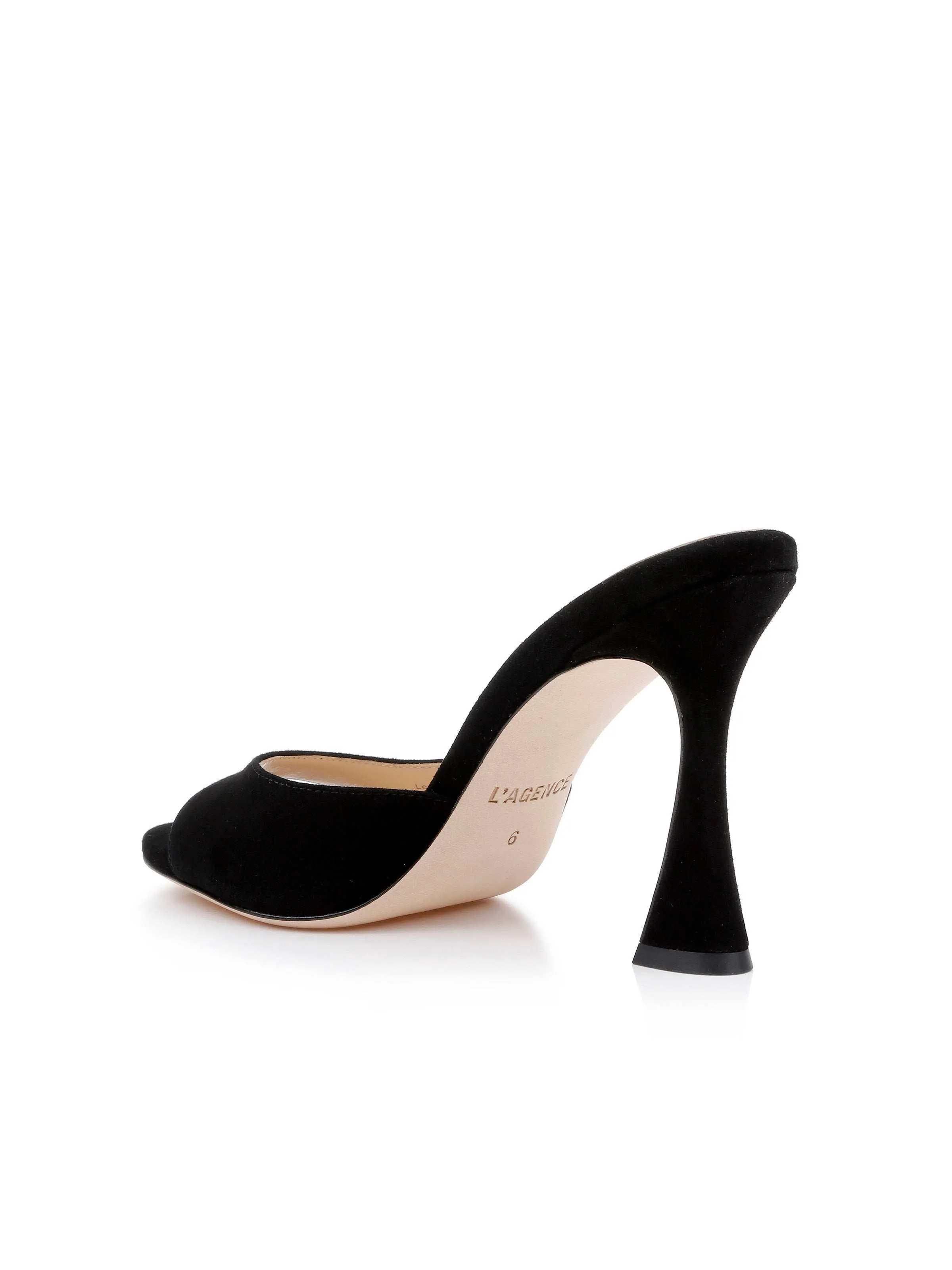 Avery Suede Open-Toe Mule