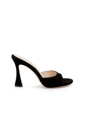 Avery Suede Open-Toe Mule
