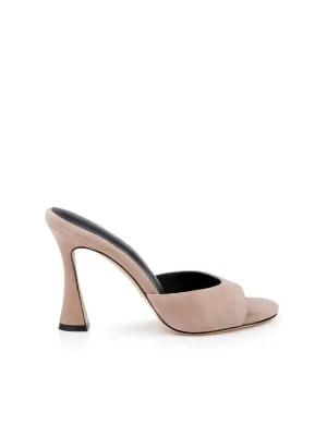 Avery Suede Open-Toe Mule