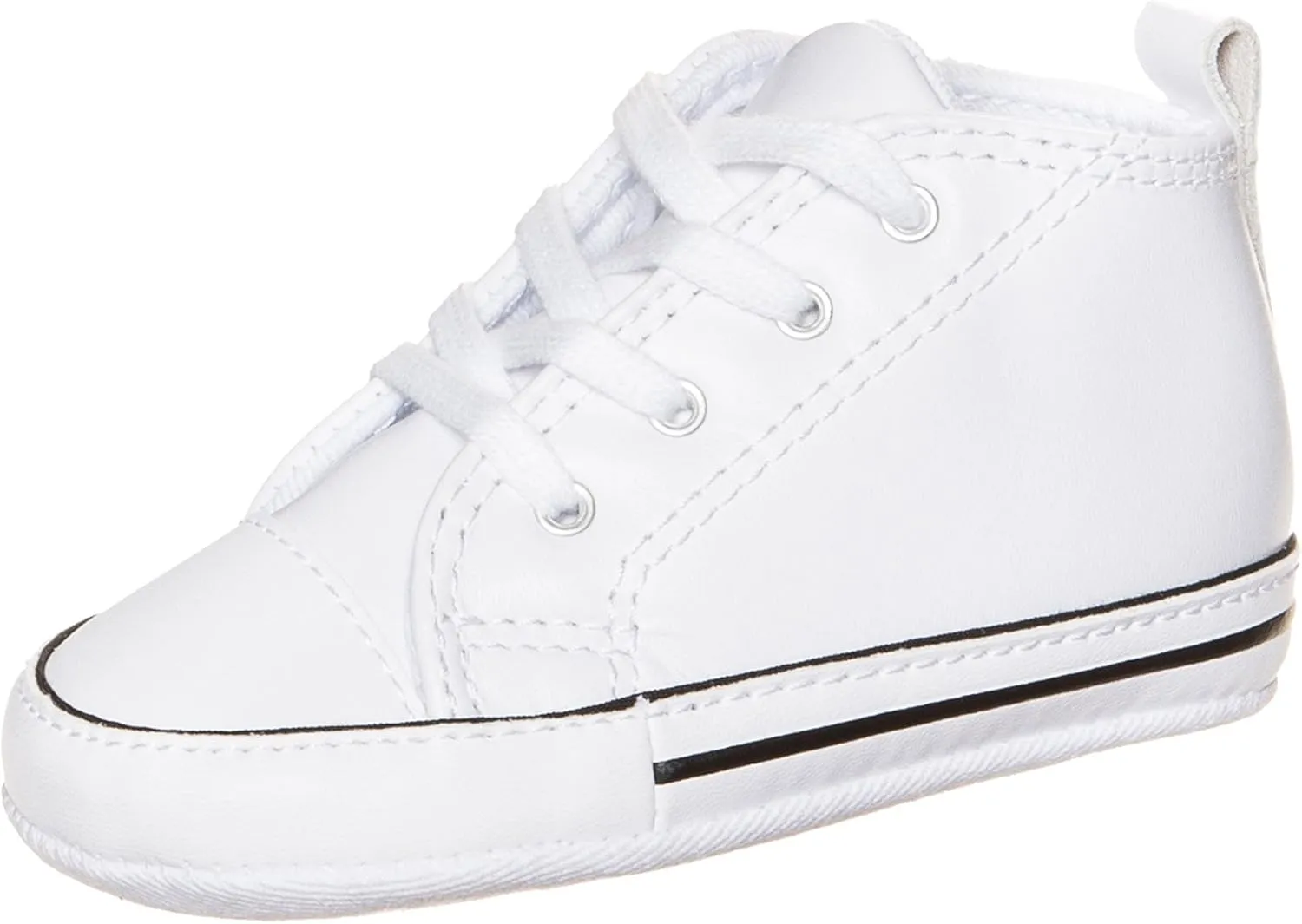 Baby-Boy's First Star Leather High Top Sneaker
