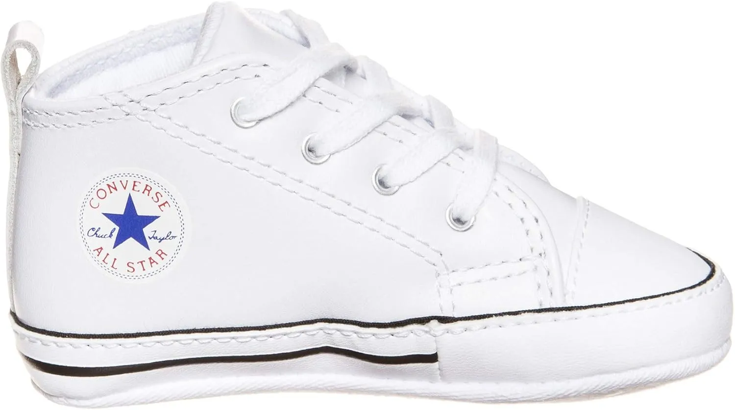 Baby-Boy's First Star Leather High Top Sneaker