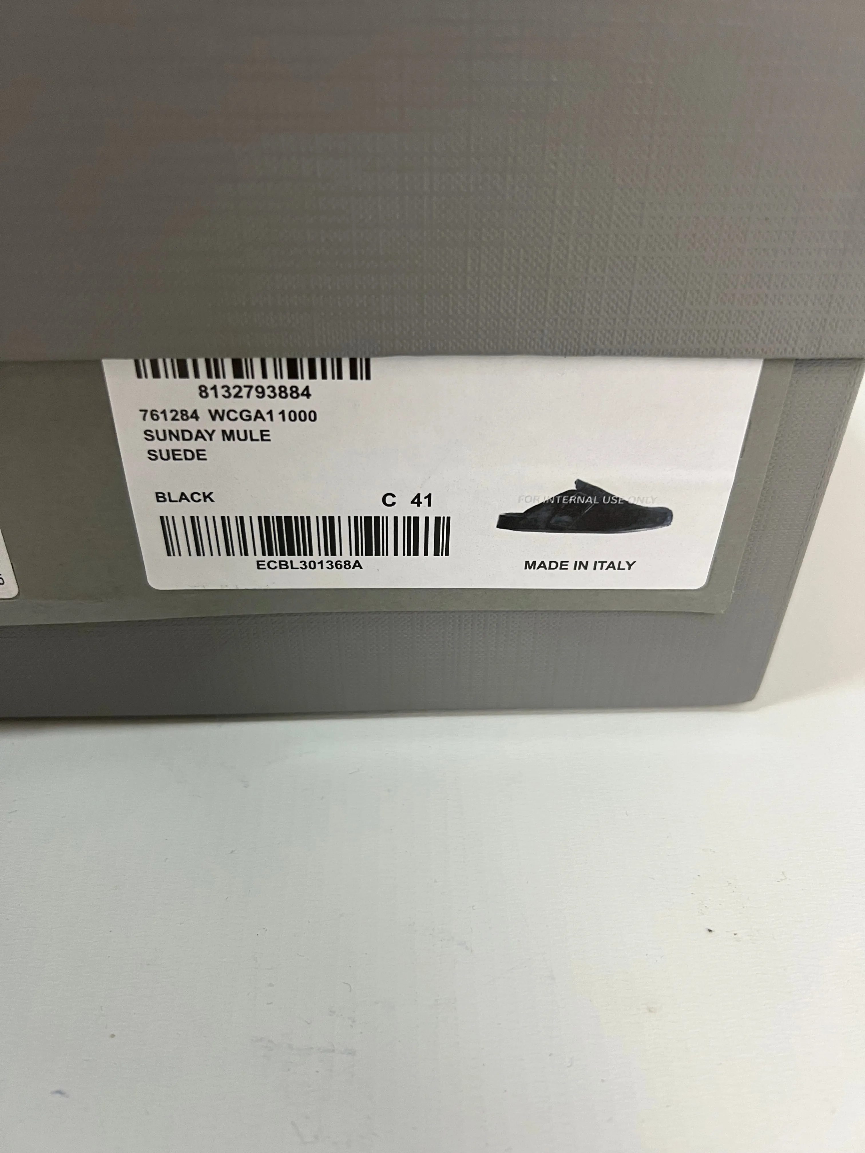 Balenciaga SS24 Sunday Mule Suede SZ:41