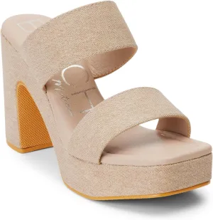BEACH by Matisse Womens Gem Platform Block Casual Sandals Casual High Heel 3" & Up - Blue