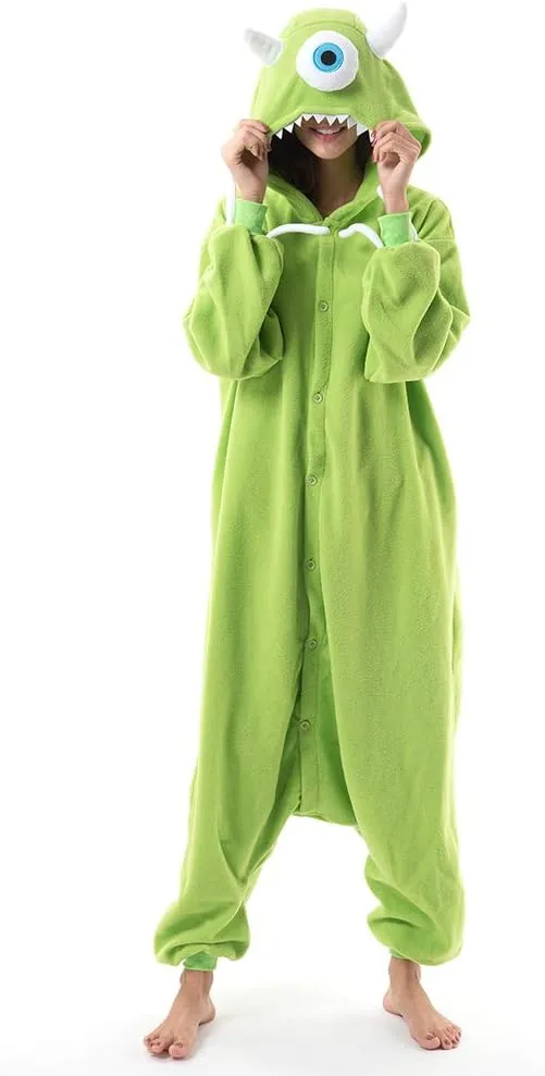 Beauty Shine Unisex Adult Onesie One Piece Pajamas Cosplay Cartoon Costume Halloween Christmas Sleepwear Jumpsuit Homewear