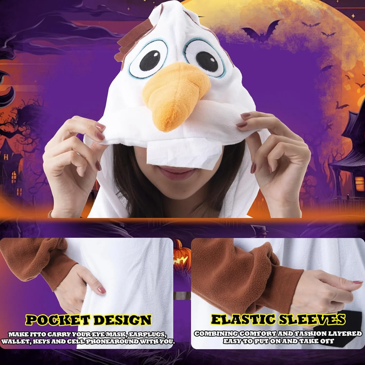 Beauty Shine Unisex Adult Onesie One Piece Pajamas Cosplay Cartoon Costume Halloween Christmas Sleepwear Jumpsuit Homewear