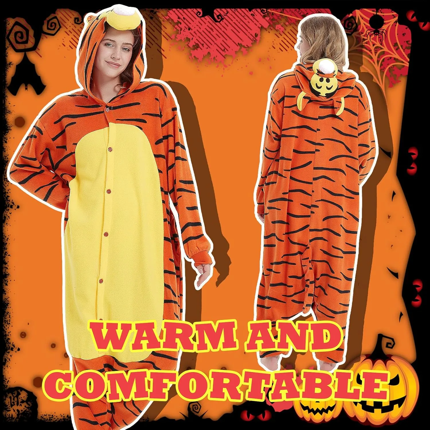 Beauty Shine Unisex Adult Onesie One Piece Pajamas Cosplay Cartoon Costume Halloween Christmas Sleepwear Jumpsuit Homewear