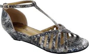Bellini Women's Lux Faux Leather Wedge Sandal