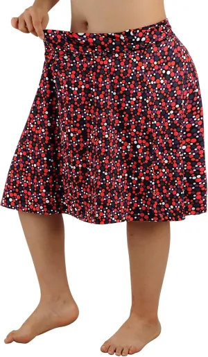 beroy Women Plus Size Skorts Skirts Knee Length Running Skirts for Women with Pockets