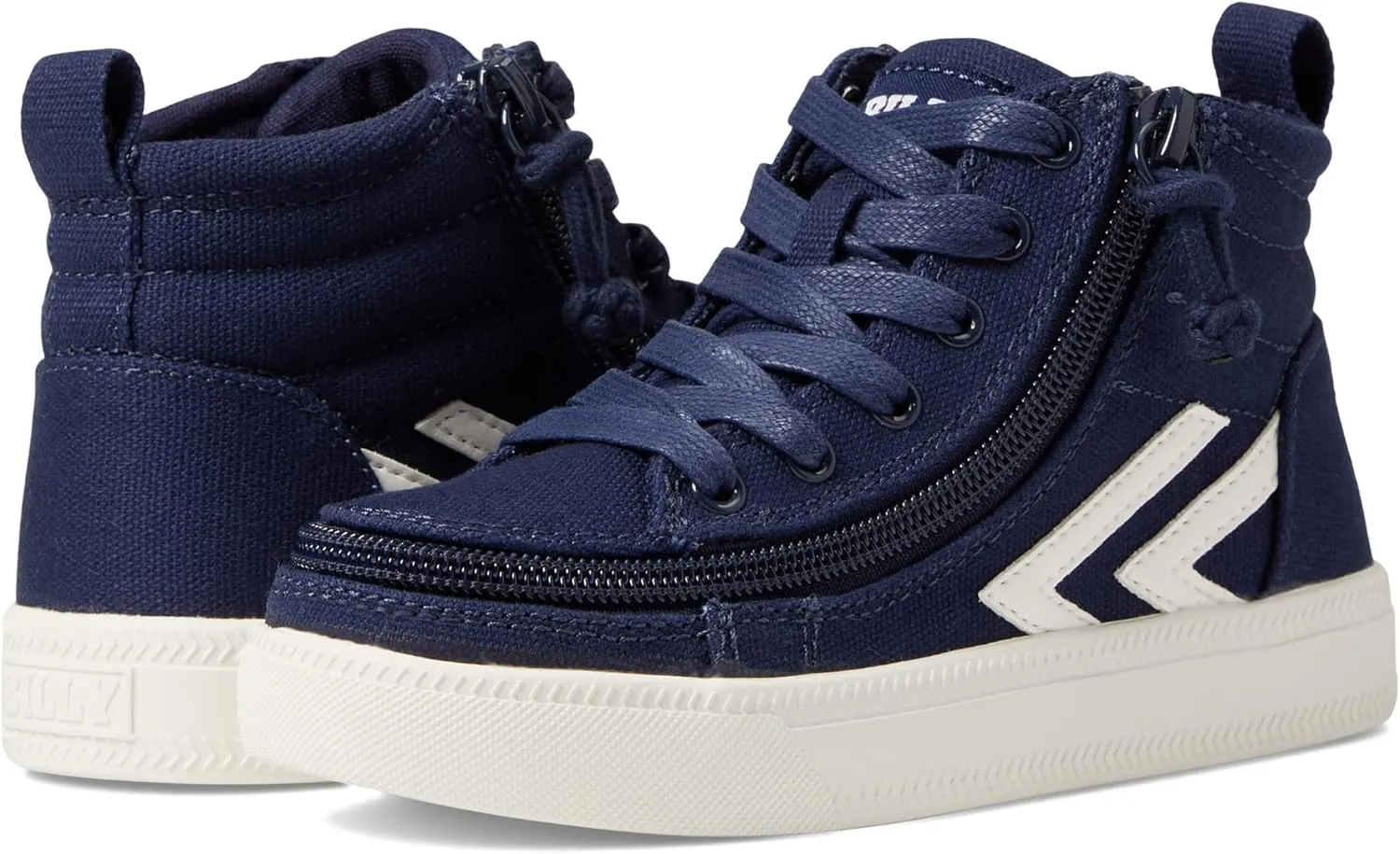 BILLY Footwear Kids Unisex CS High-Top Sneakers with Canvas Upper, Little/Big Kid