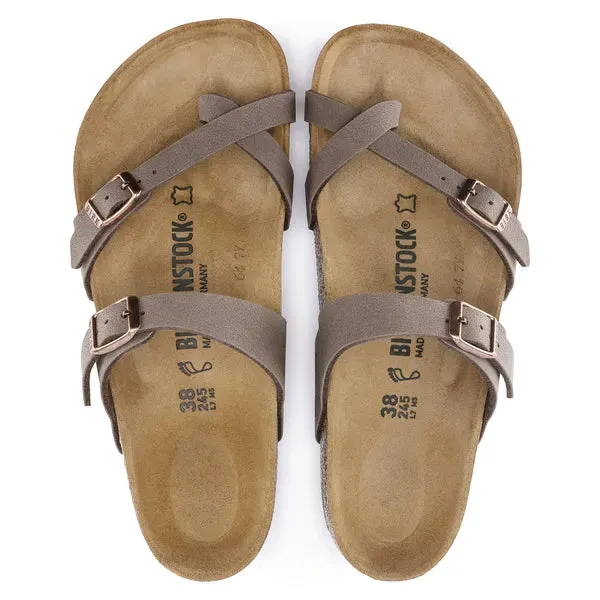 BIRKENSTOCK MAYARI - LDS TOE-LOOP MULE - BROWN NUB