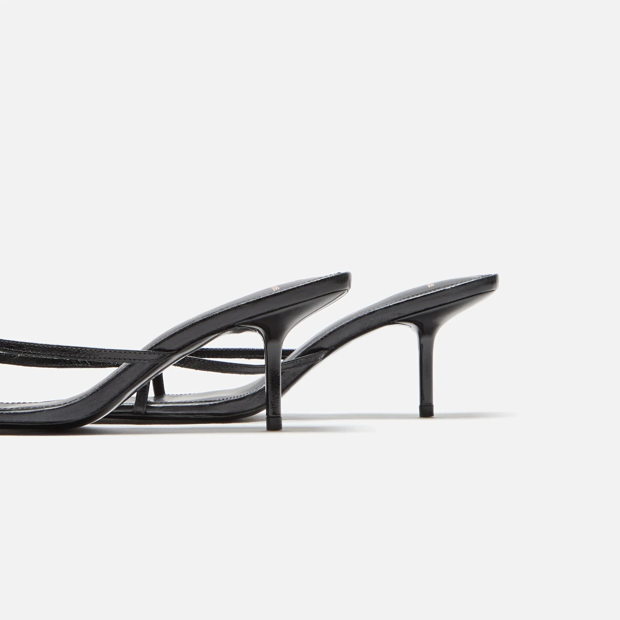 Black Suede Studio Frankie 65 Mule - Black