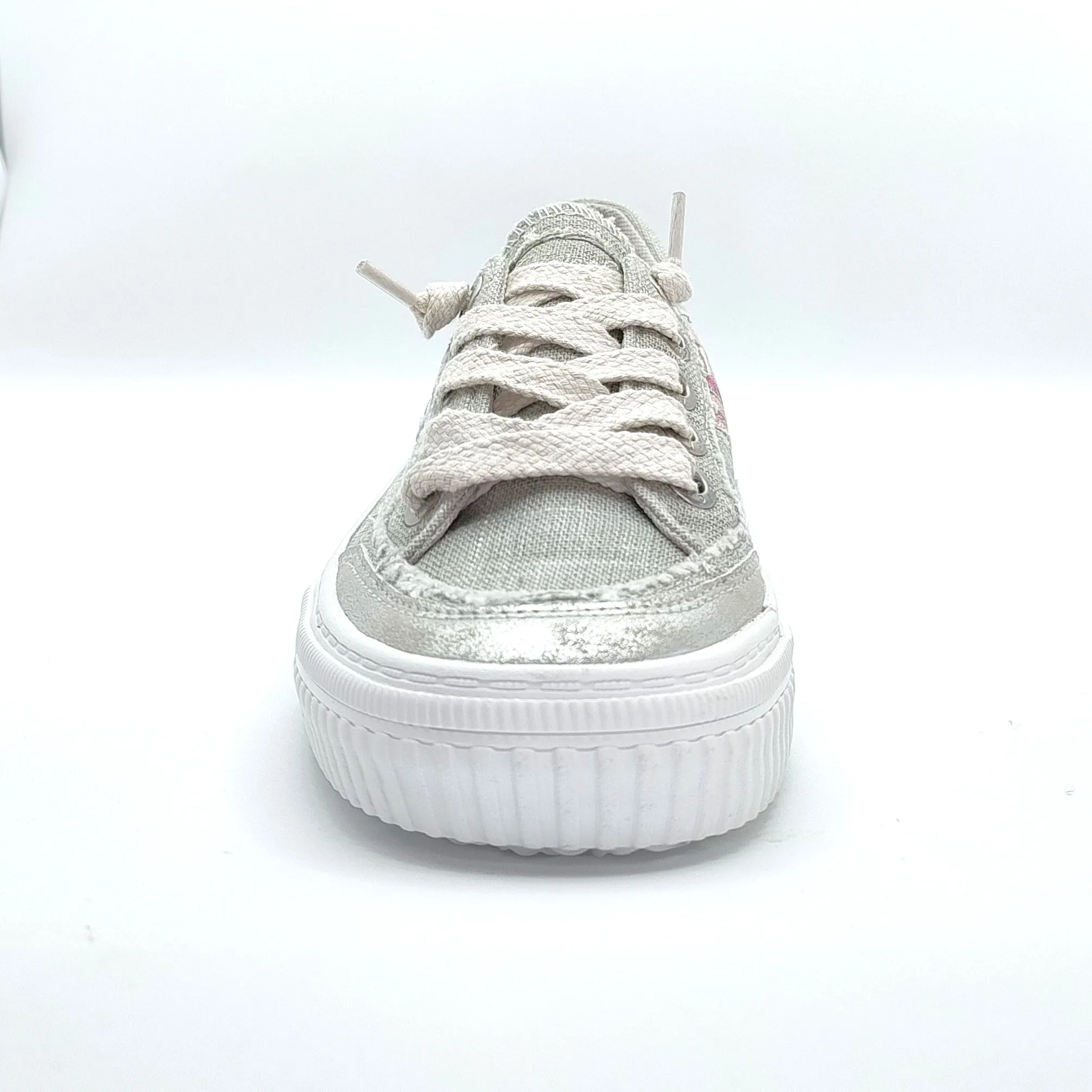 Blowfish Malibu Alex Women's Slip On Canvas Pump Trainer Grey Microchip