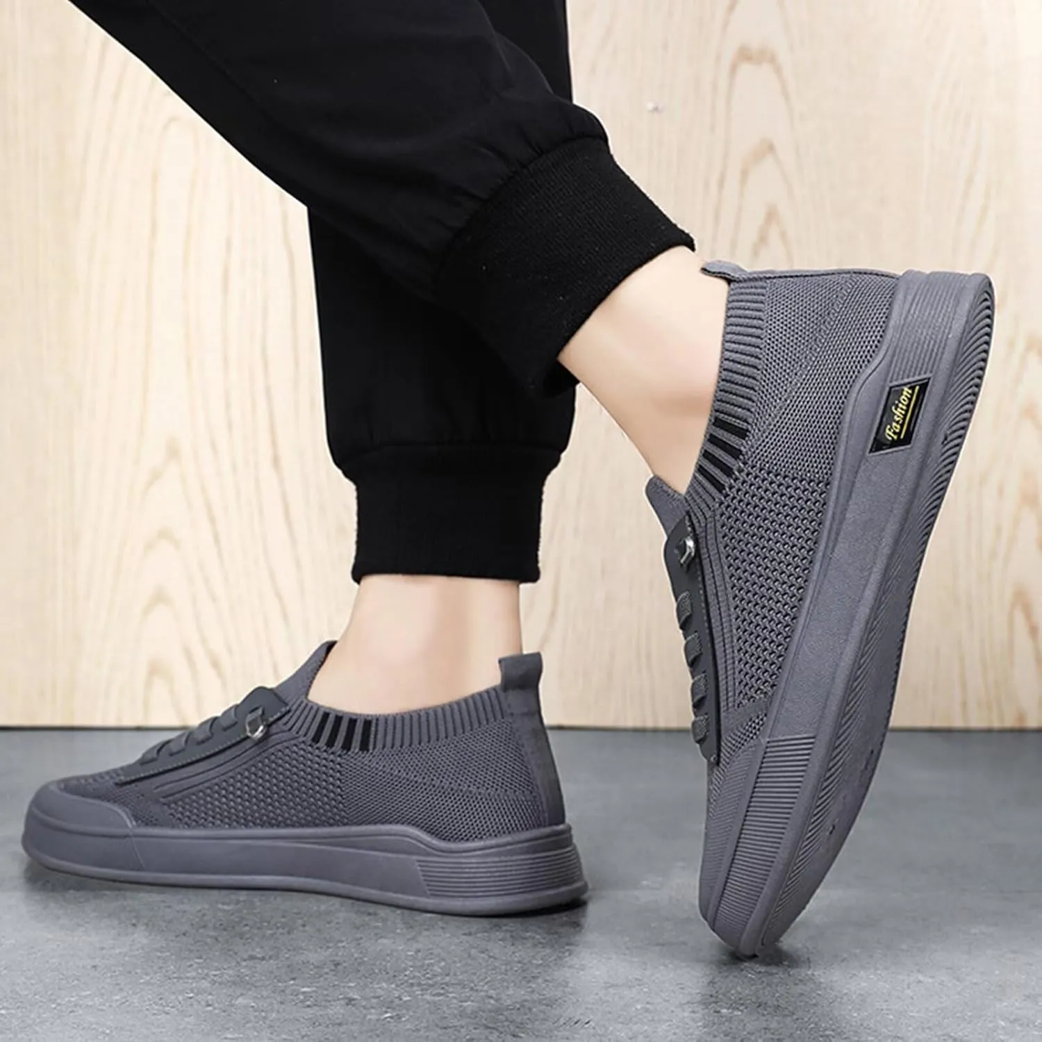 BNR Unisex Sock Sneakers Flat Shoes Barefoot Speed-Lace Pull-on Lightweight Casual Breathable Comfortable