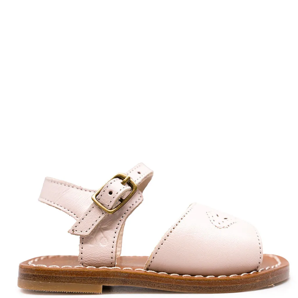 Bonpoint Rose Leather Sandal