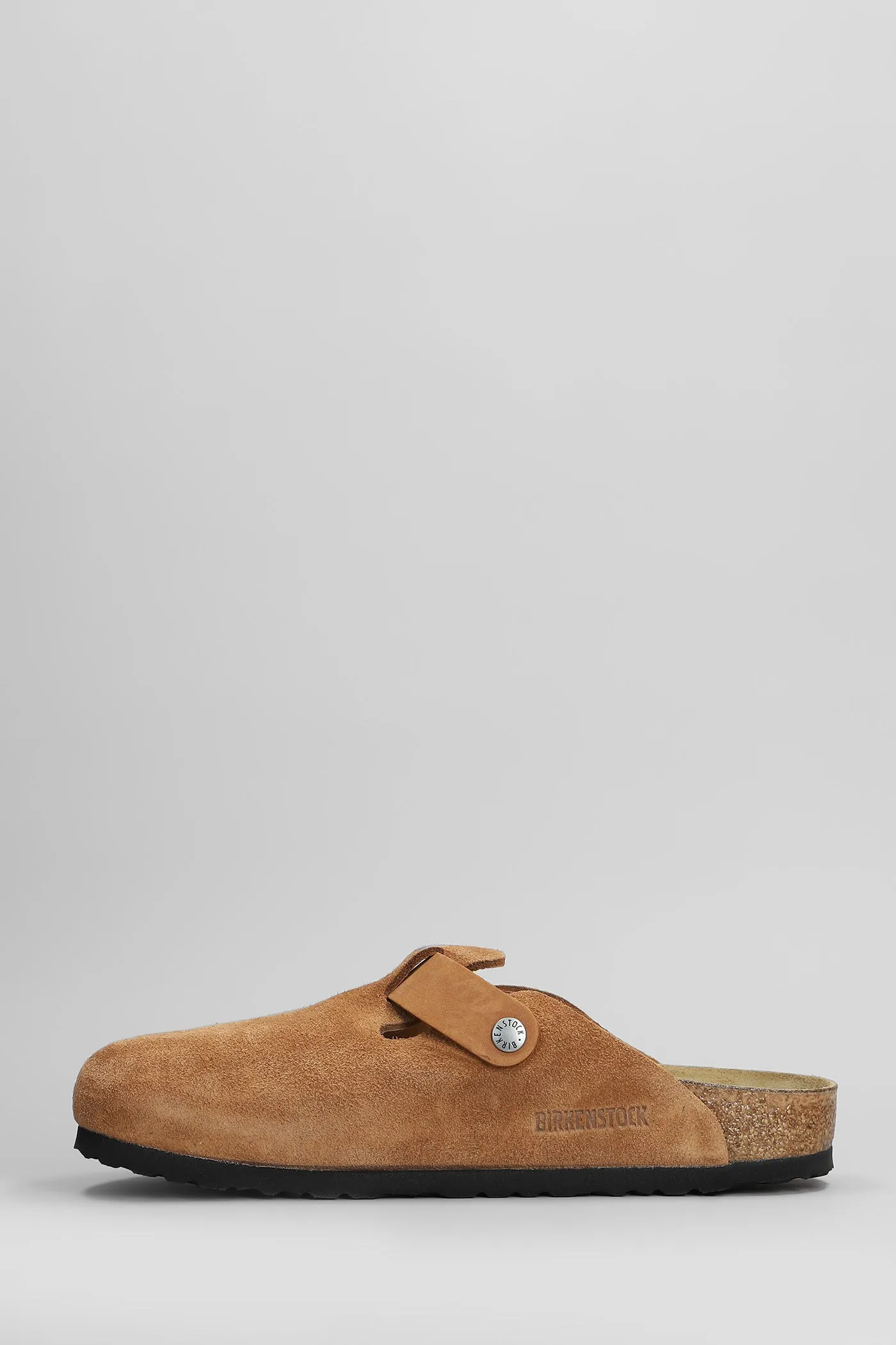 Boston Slipper-Mule in leather color suede
