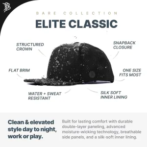 Branded Bills Bare Elite Hat, Performance Paneling, Adjustable Snapback, Silk-Soft Front Lining, Water-Repellent Shell
