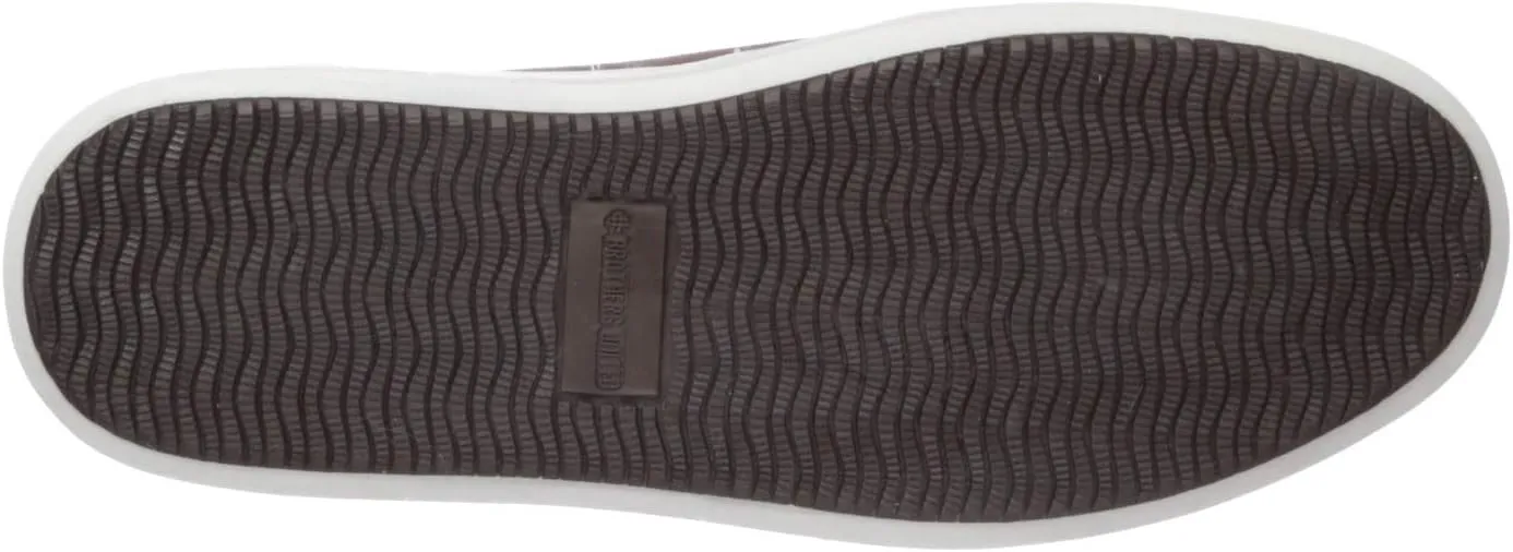 Brothers United Men's Leather Luxury Double Monk Slip on Sneaker Loafer