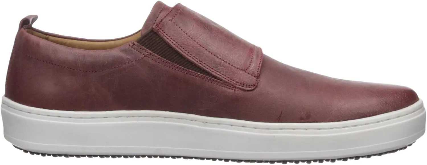 Brothers United Men's Leather Luxury Double Monk Slip on Sneaker Loafer