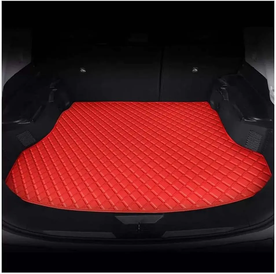 Car Cargo Liners for Hyundai Genesis Coupe 2008-2014,Trunk Mat Protector Floor Mats Interior Accessories Trunk Cargo Liner All Weather Protection,Pure red