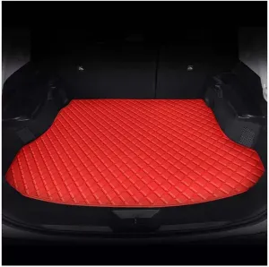 Car Cargo Liners for Hyundai Genesis Coupe 2008-2014,Trunk Mat Protector Floor Mats Interior Accessories Trunk Cargo Liner All Weather Protection,Pure red