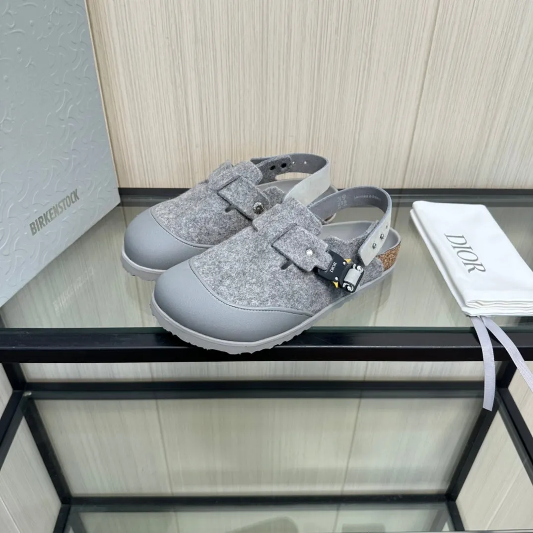 CD BIRKENSTOCK TOKIO MULE GRAY SUEDE