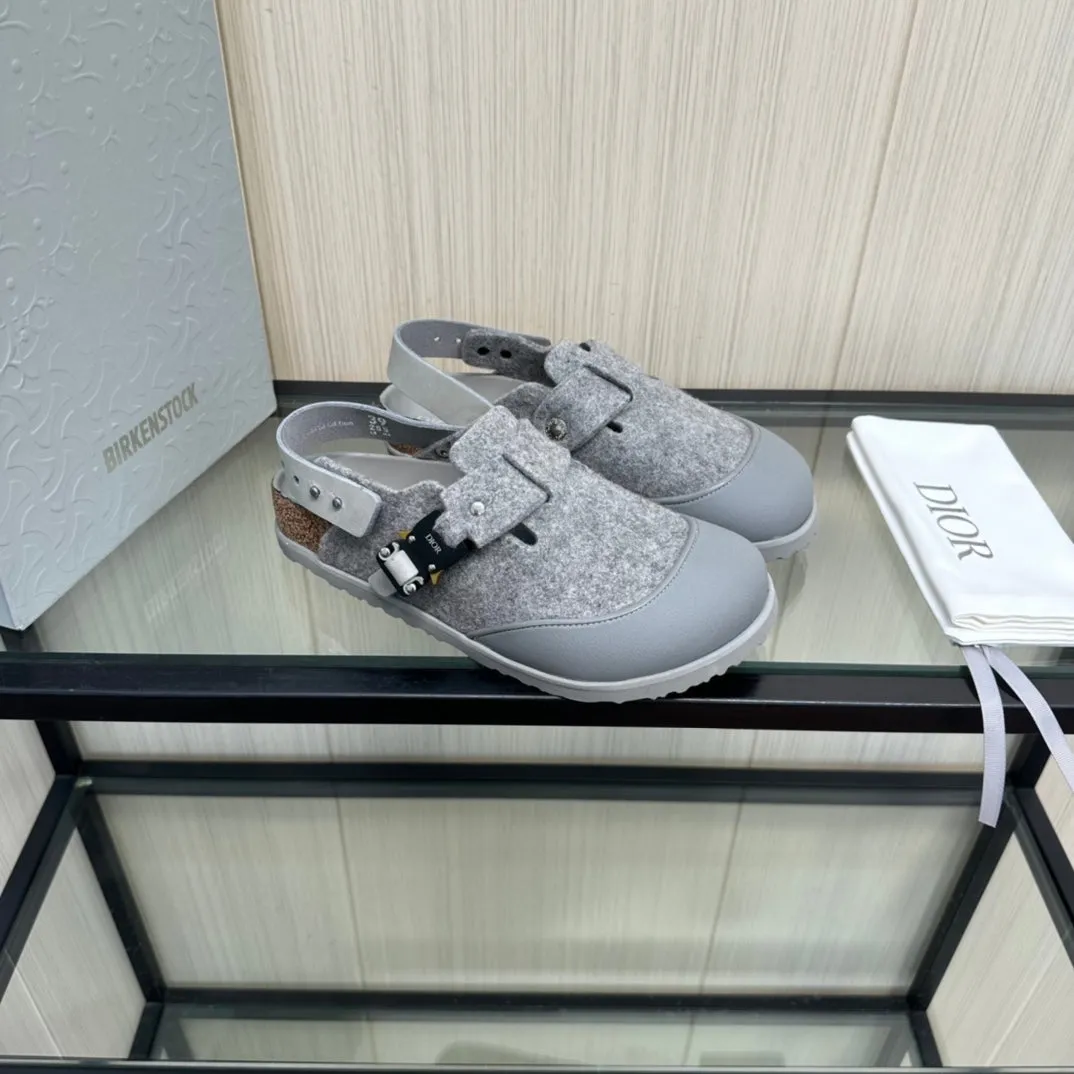 CD BIRKENSTOCK TOKIO MULE GRAY SUEDE
